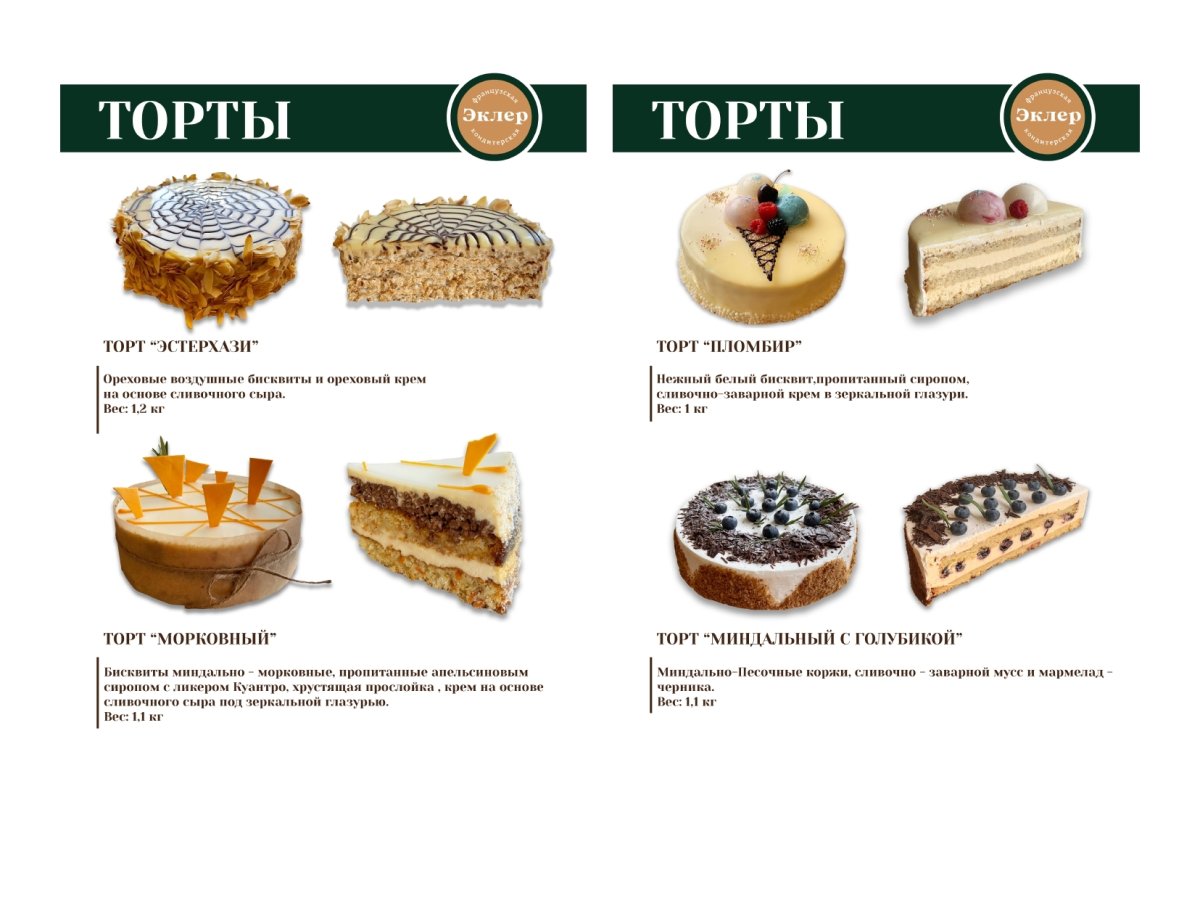 Мини тортики пирожные