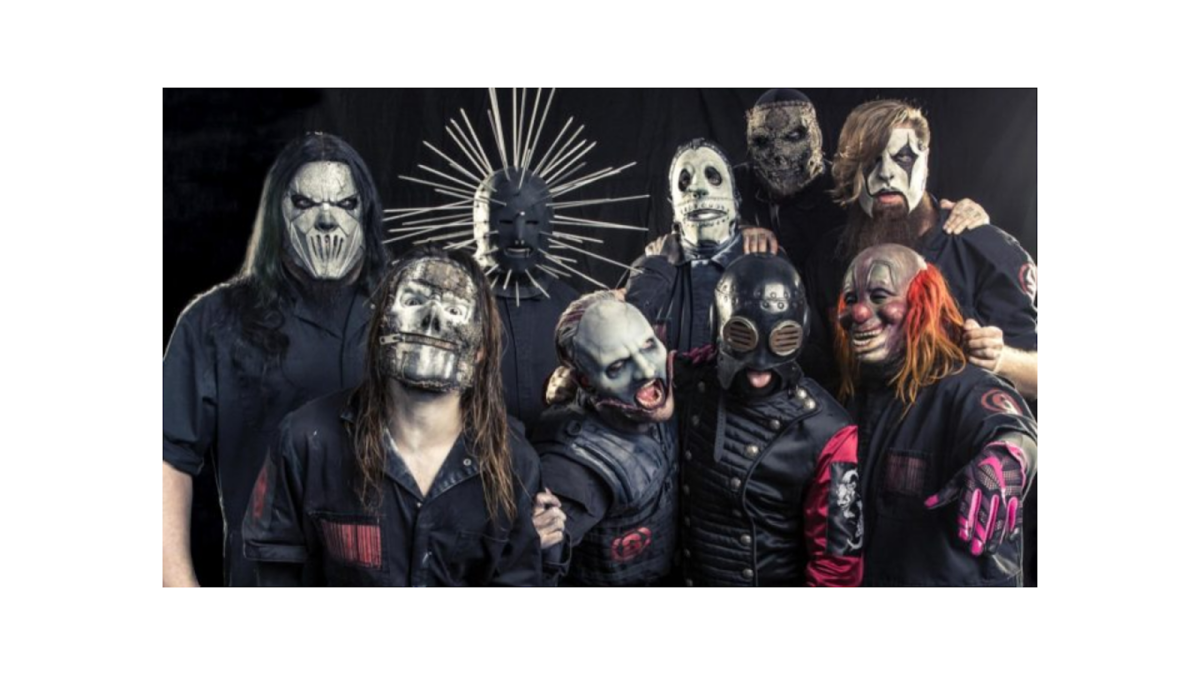 Slipknot кори в старой маске