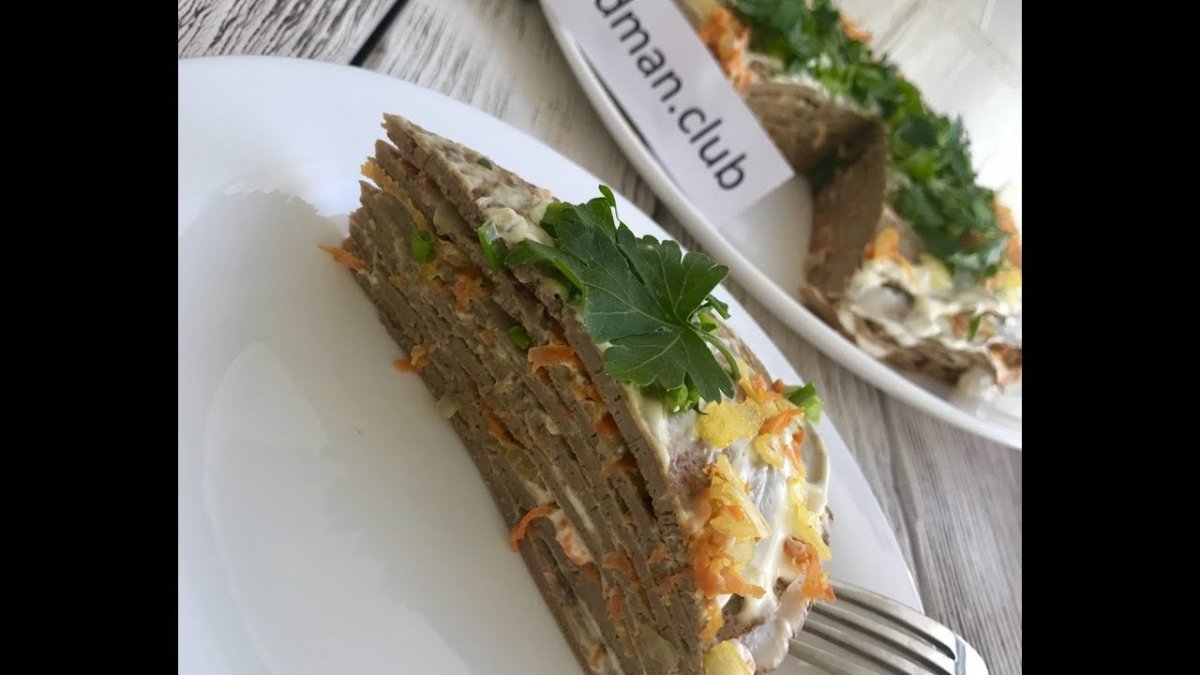 Печеночный пирог