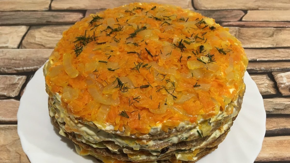 Юлия Высоцкая печеночный торт