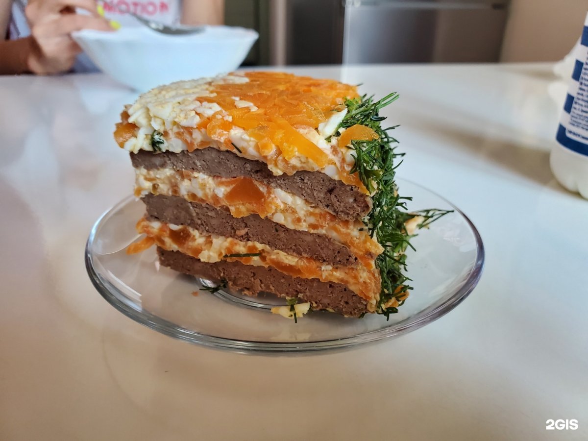 Печеночный торт закусочный