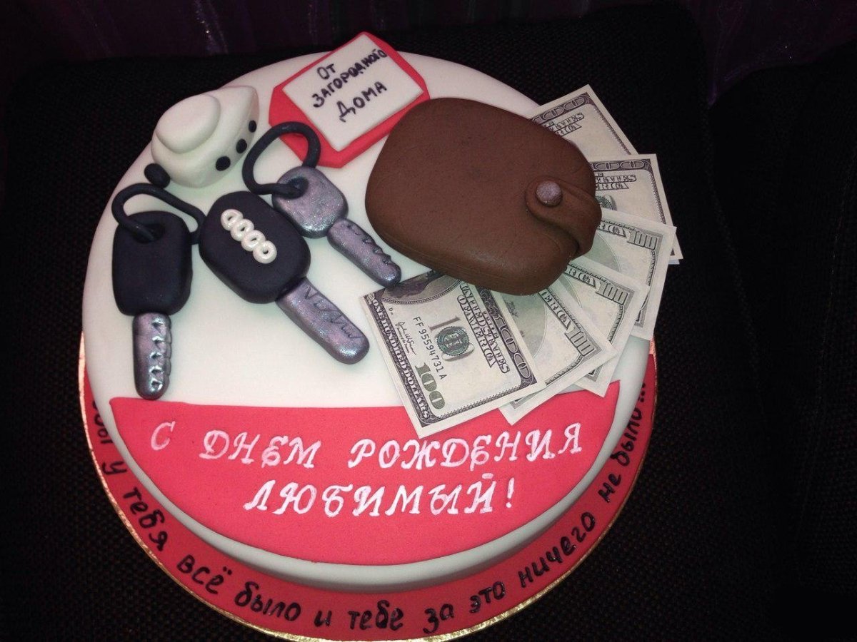 Торт любимому мужу и папе