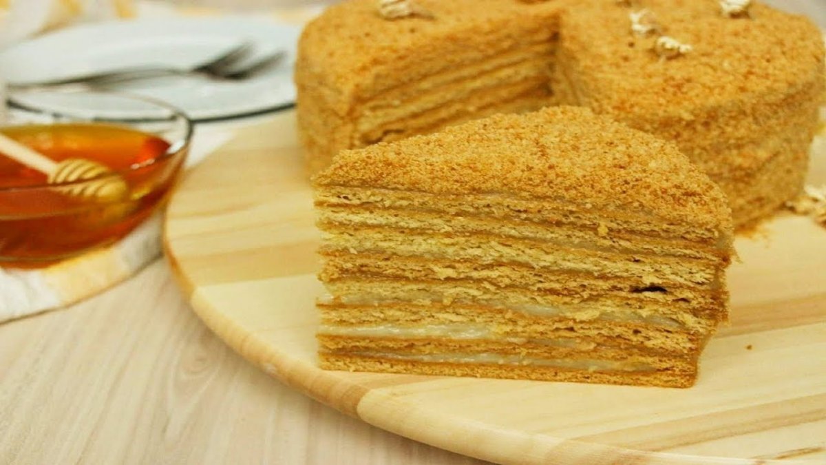 Лимонный медовик Буше