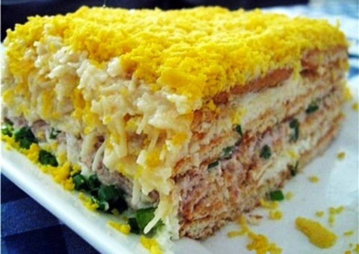 Торт из вафельных коржей со сгущенкой