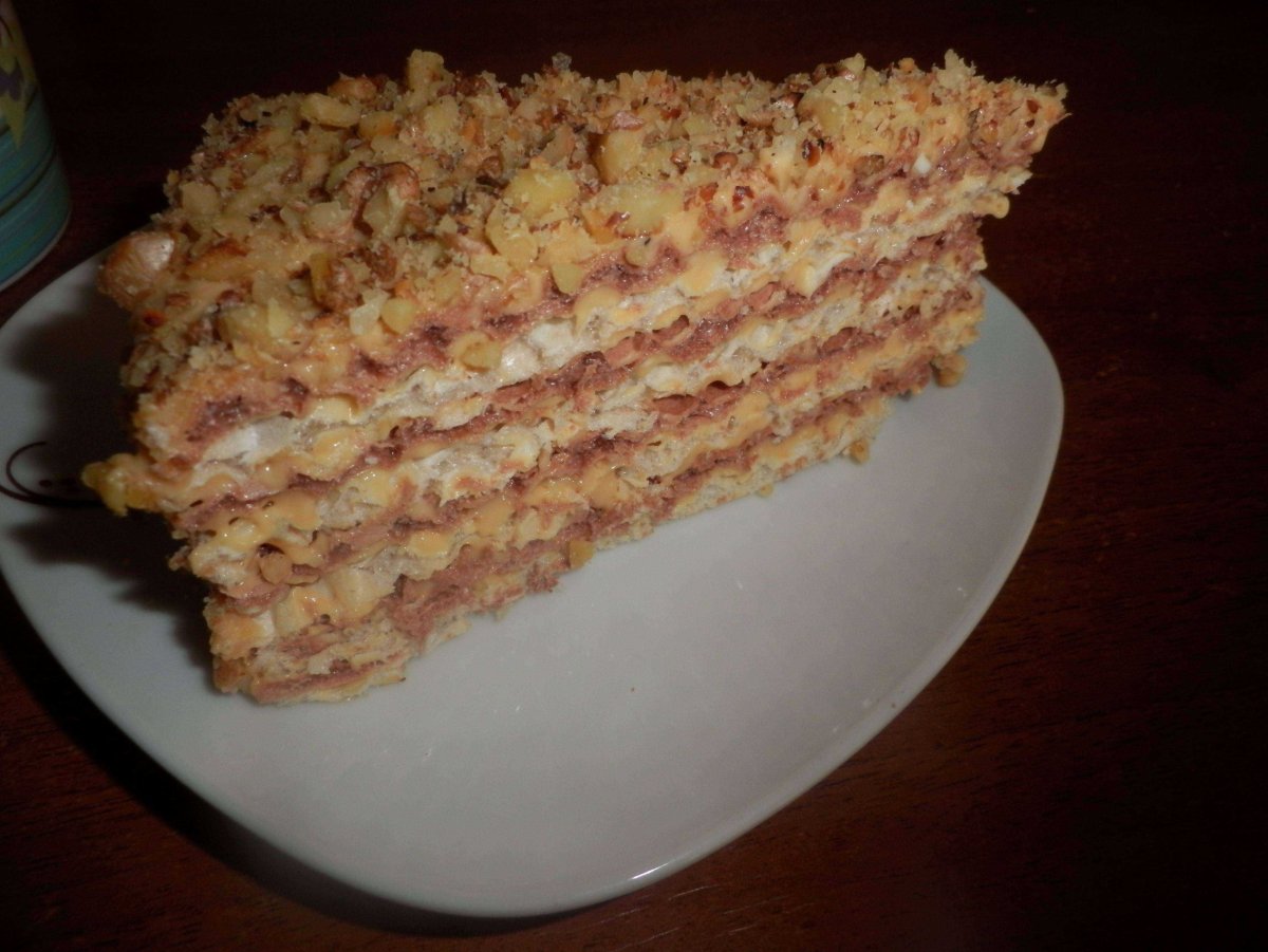 Блюда из вафельных коржей