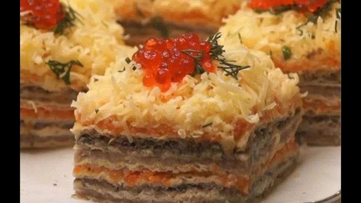 Торт из готовых вафель