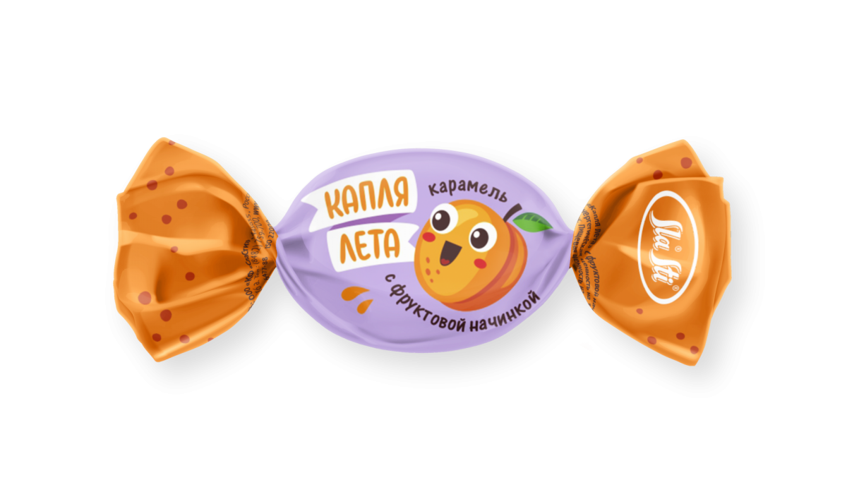 Сласти карамель со вкусом апельсина "капля лета" (1 кг.)