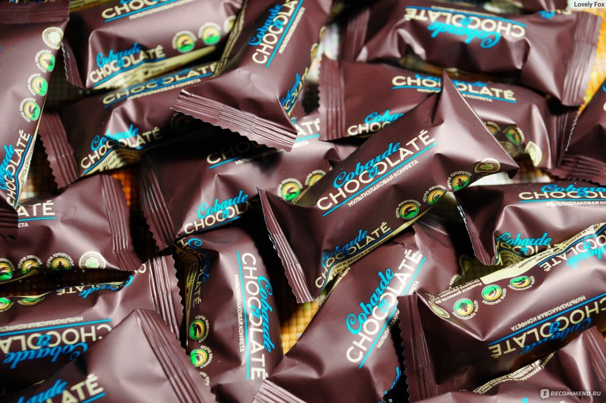 Конфеты ООО "В.А.Ш. шоколатье" Cobarde el Chocolate. Multi-Cereal Dark Chocolate