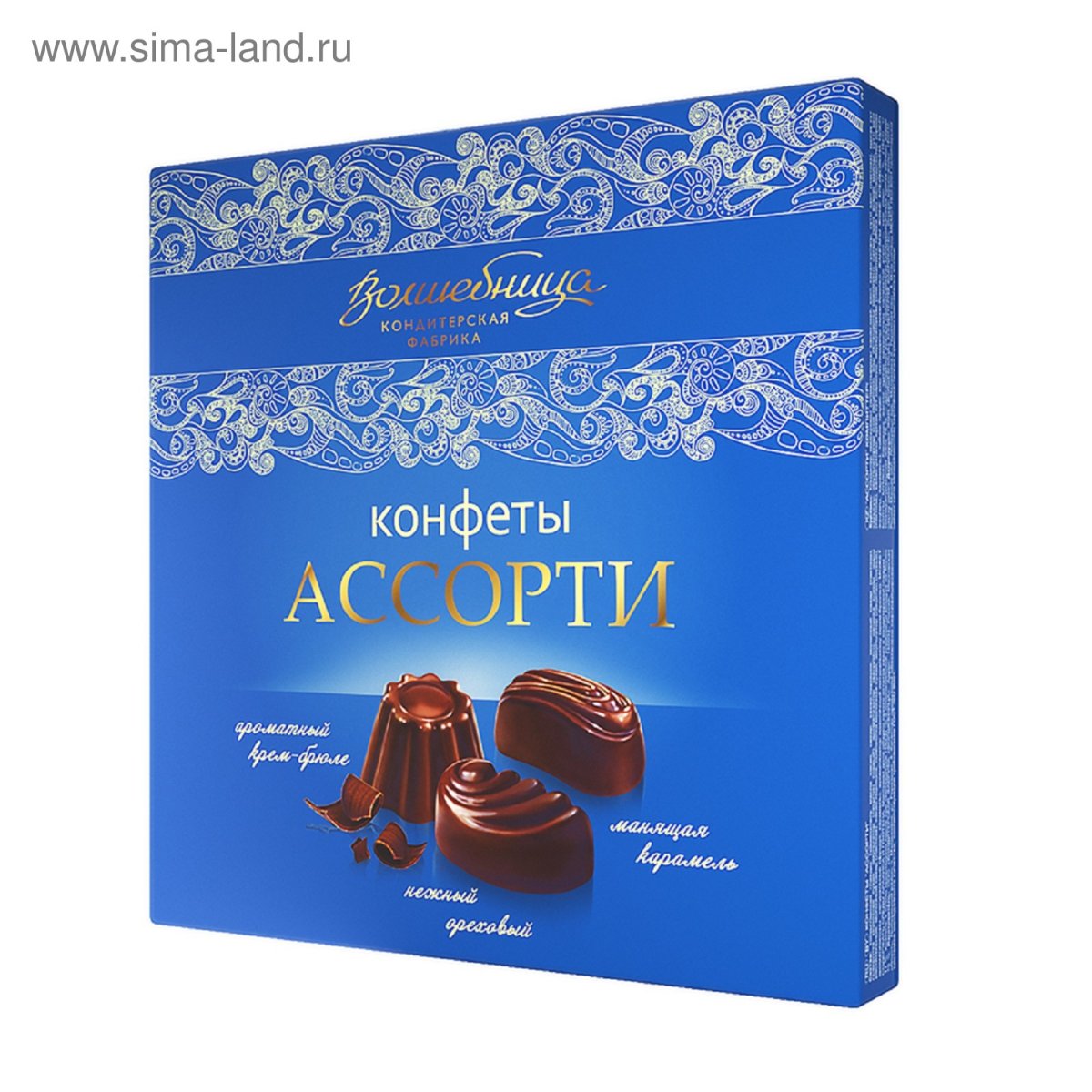 Конфеты "ассорти" синее 140г.