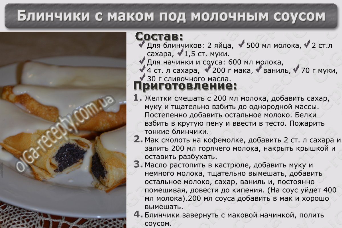 Блины со сгущенкой