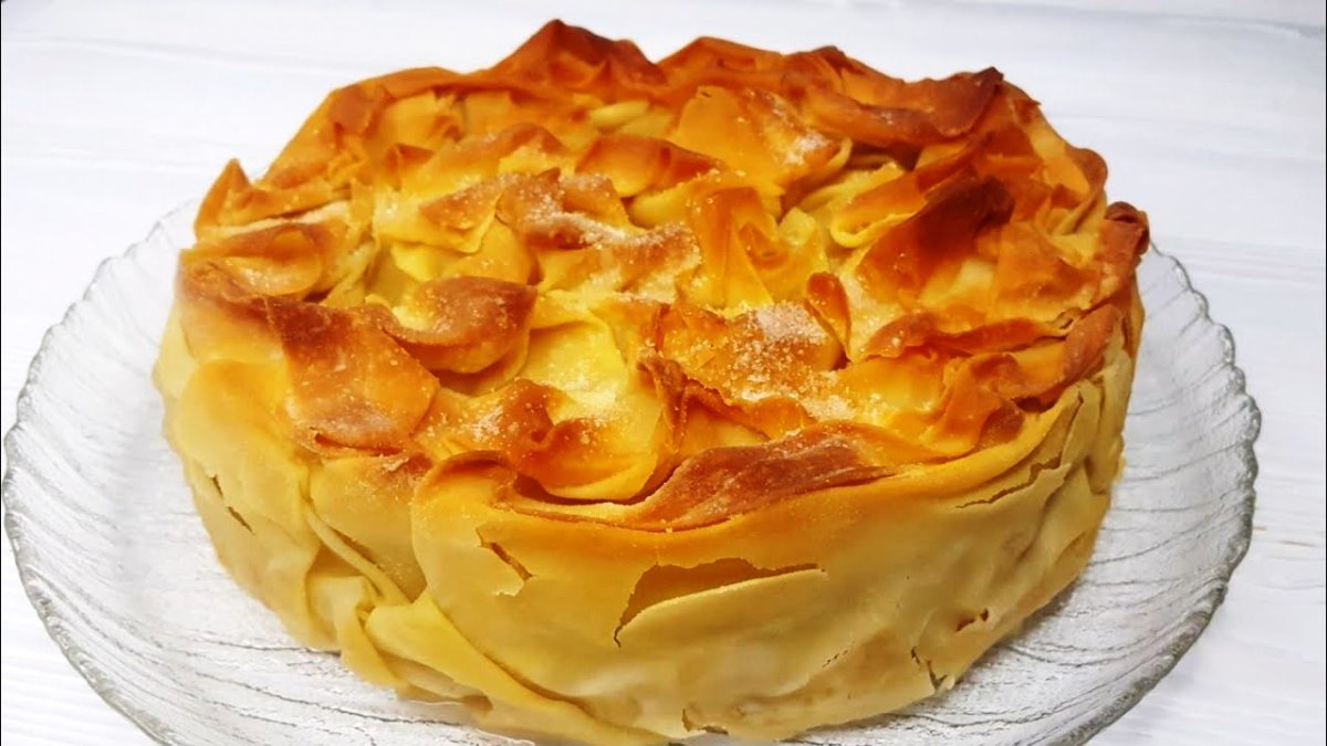 Шарлотка с яблоками классический