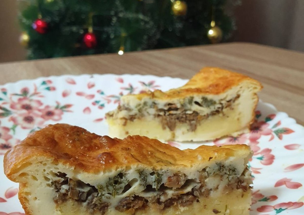 Капустный пирог заливной