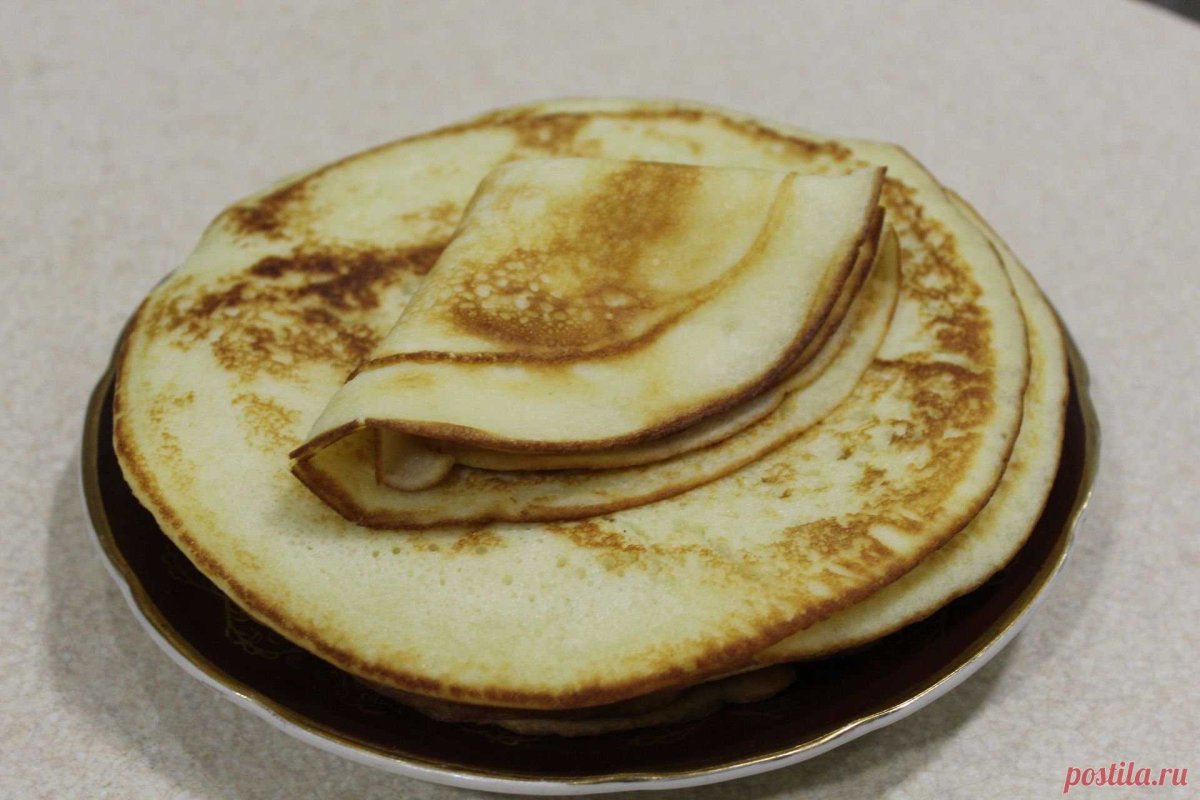 Оладьи с маслом