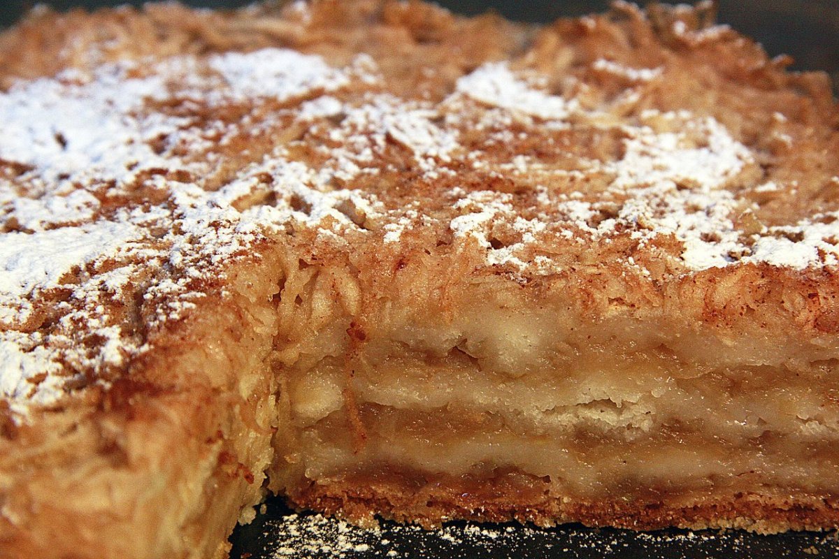 Постный пирог из варенья