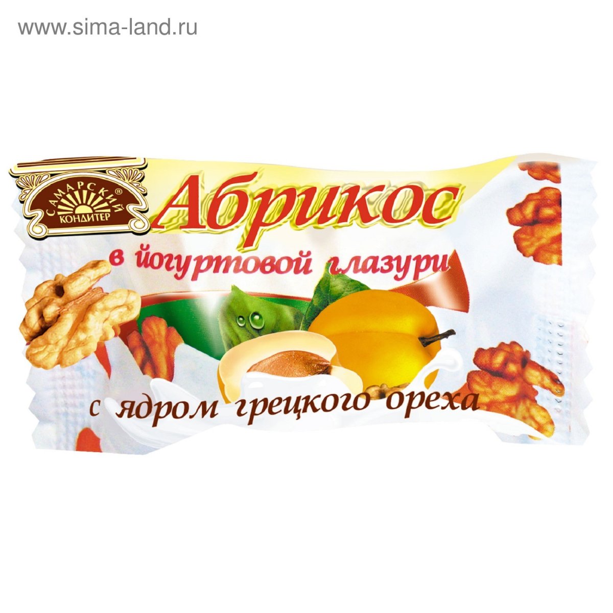 Самарский кондитер абрикос в йогуртовой глазури