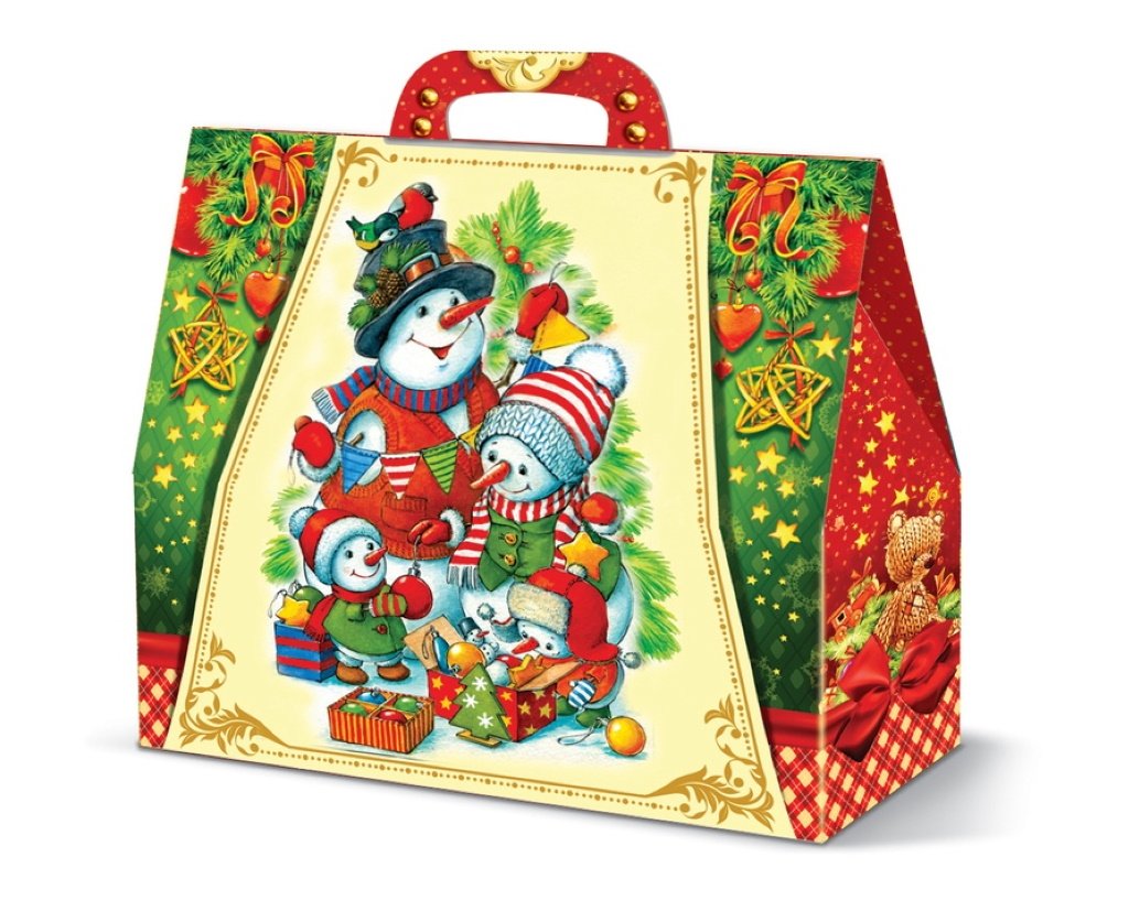 Новогодняя упаковка для конфет