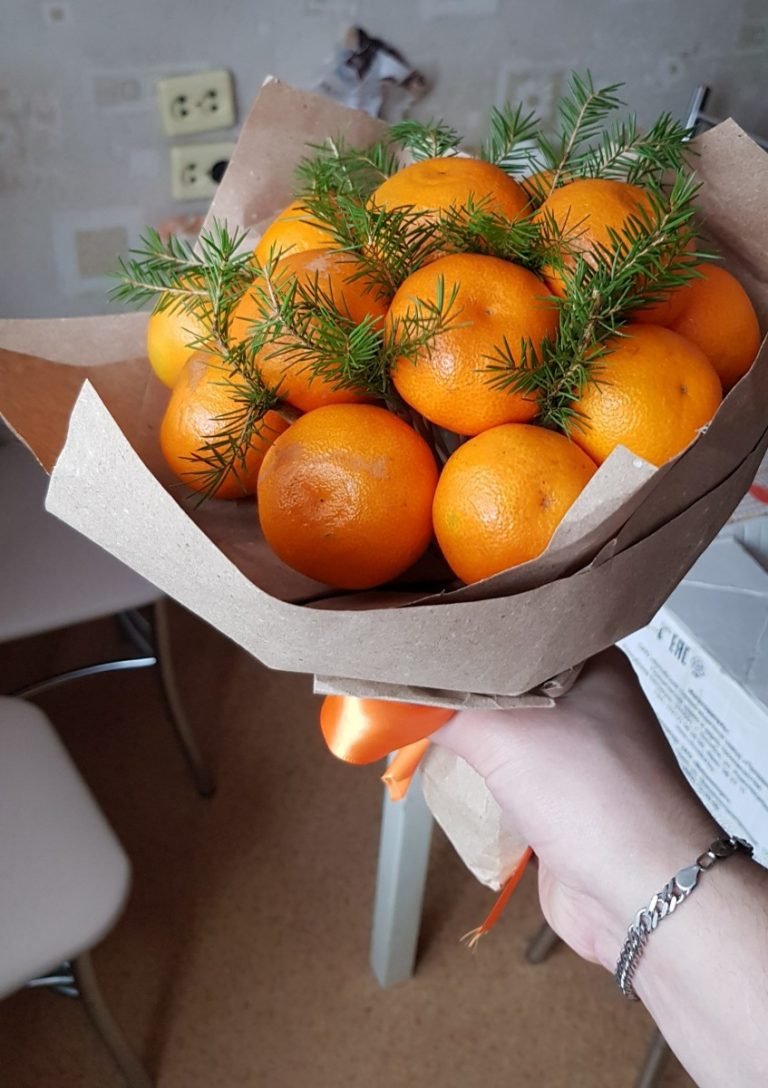 Новогодний мандарин.