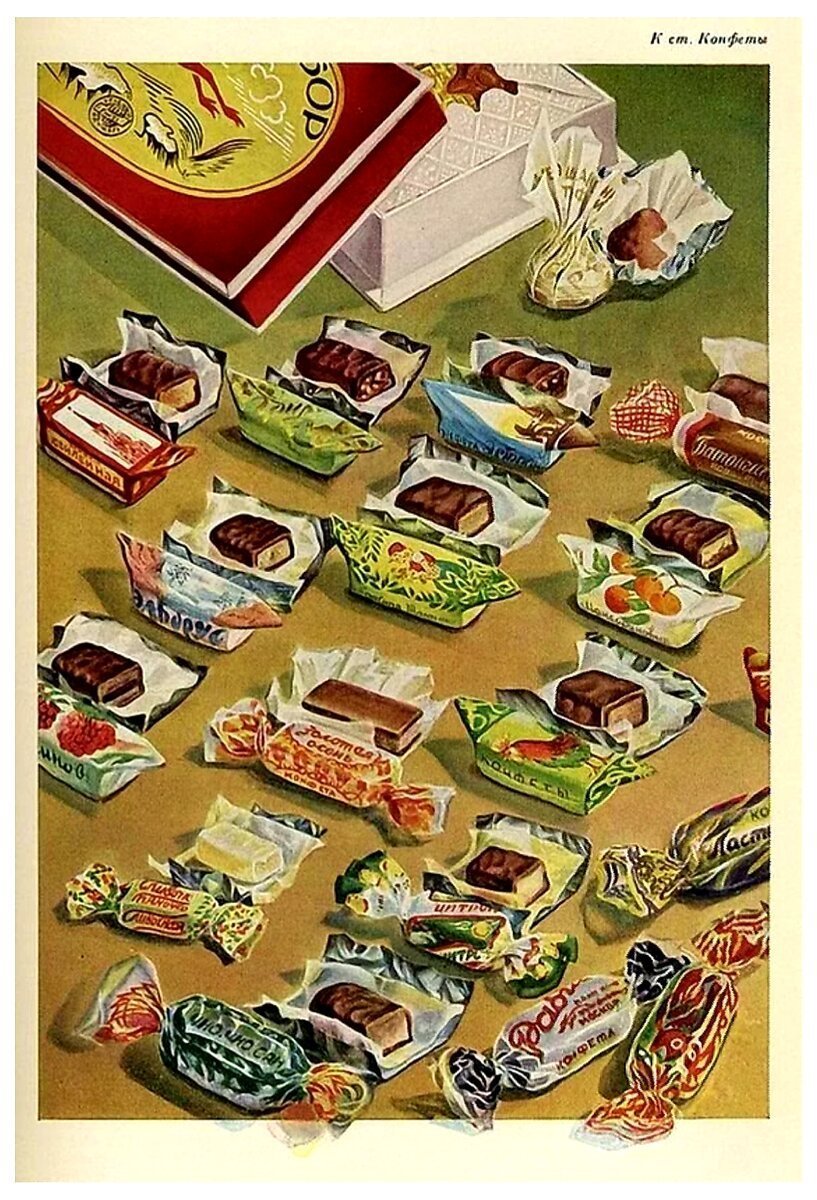 Большевик кондитерская фабрика 1960-е