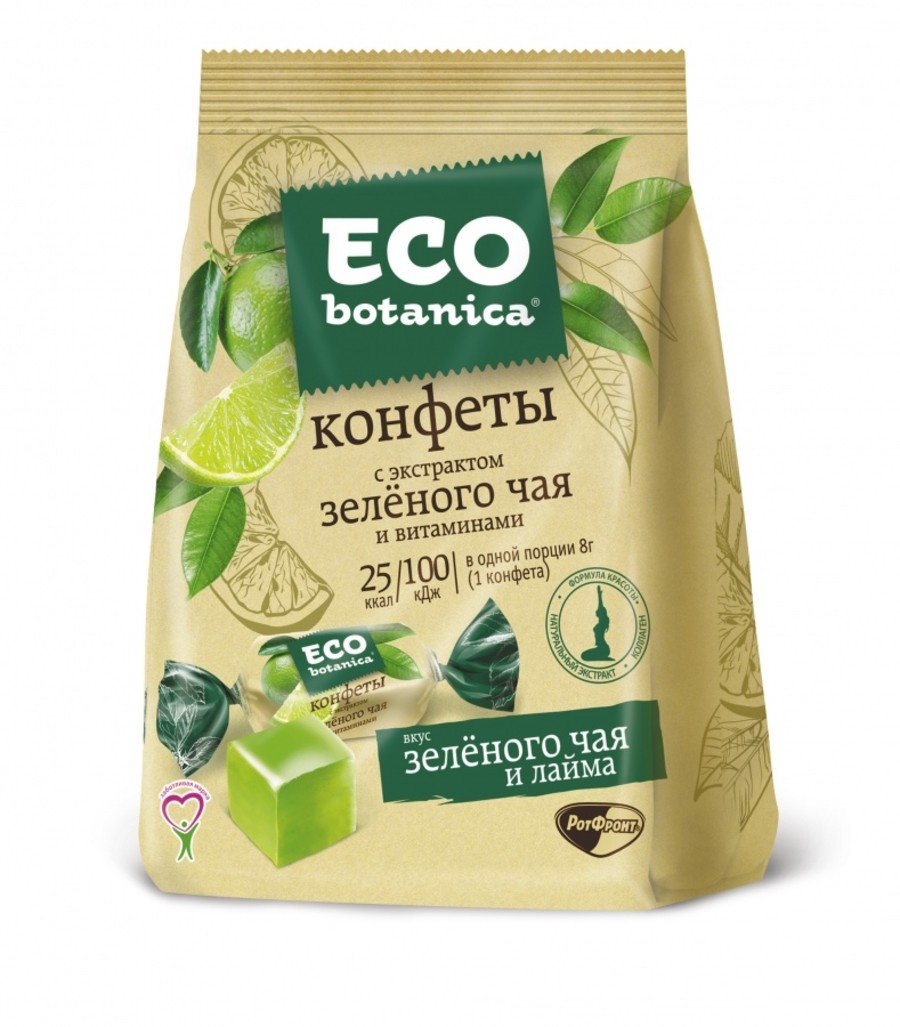 Конфеты Eco Botanica зеленый чай
