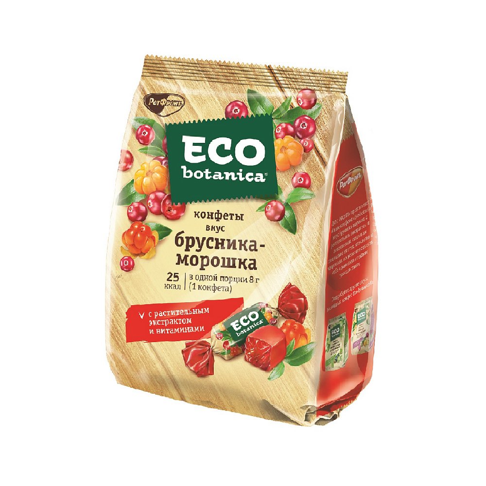 Конфеты "Eco-Botanica" брусника-Морошка 200г