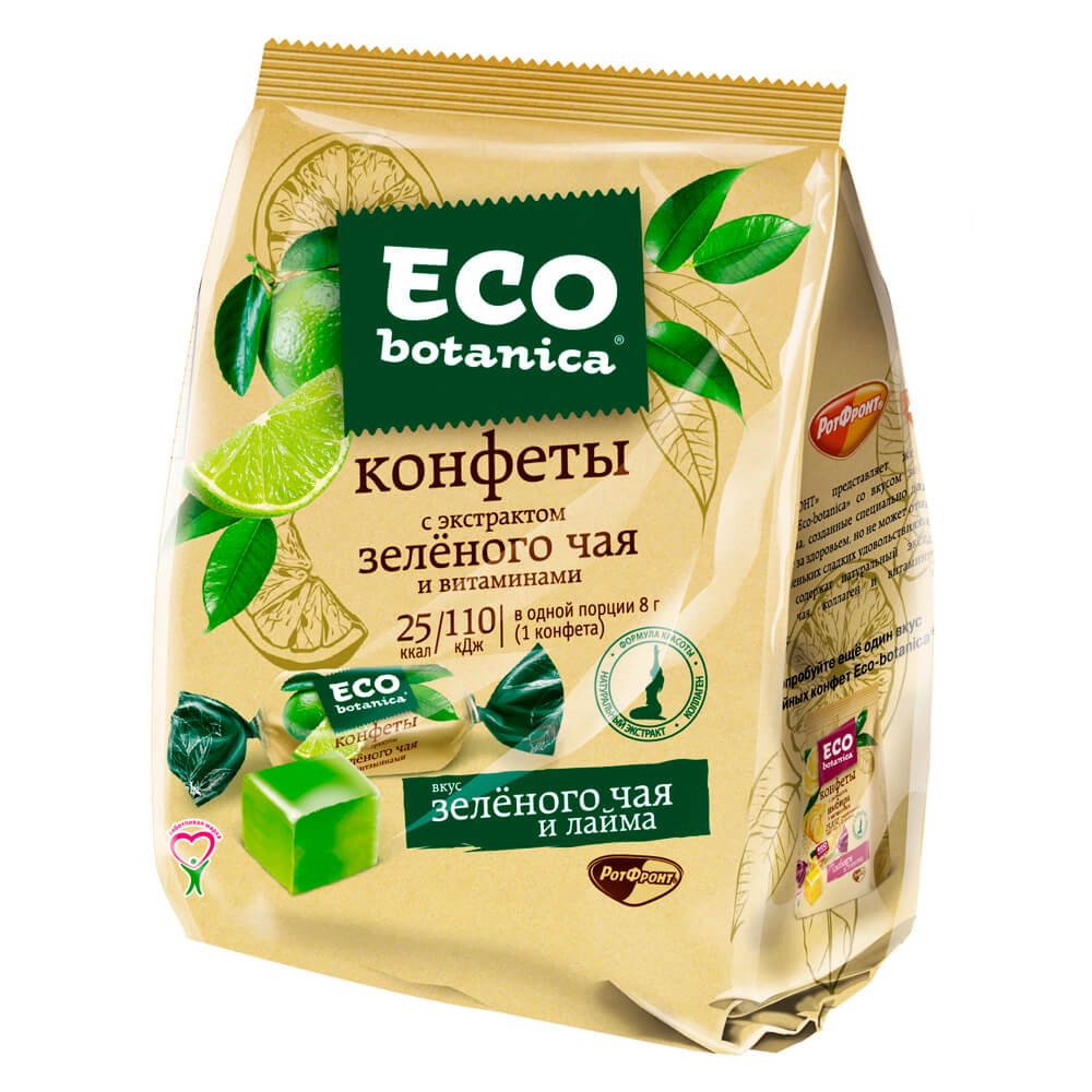 Конфета Eco Botanica 200г зел чай