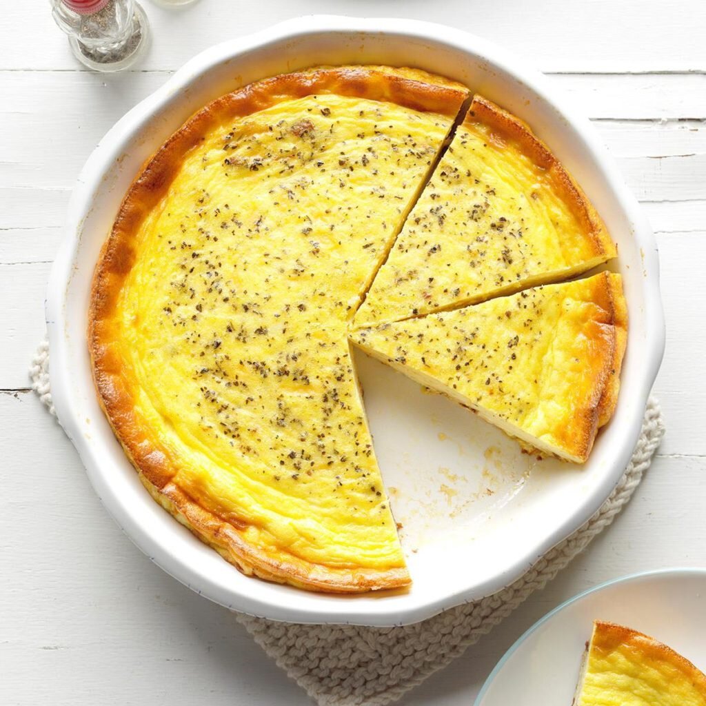 Картофельный КИШ С грибами
