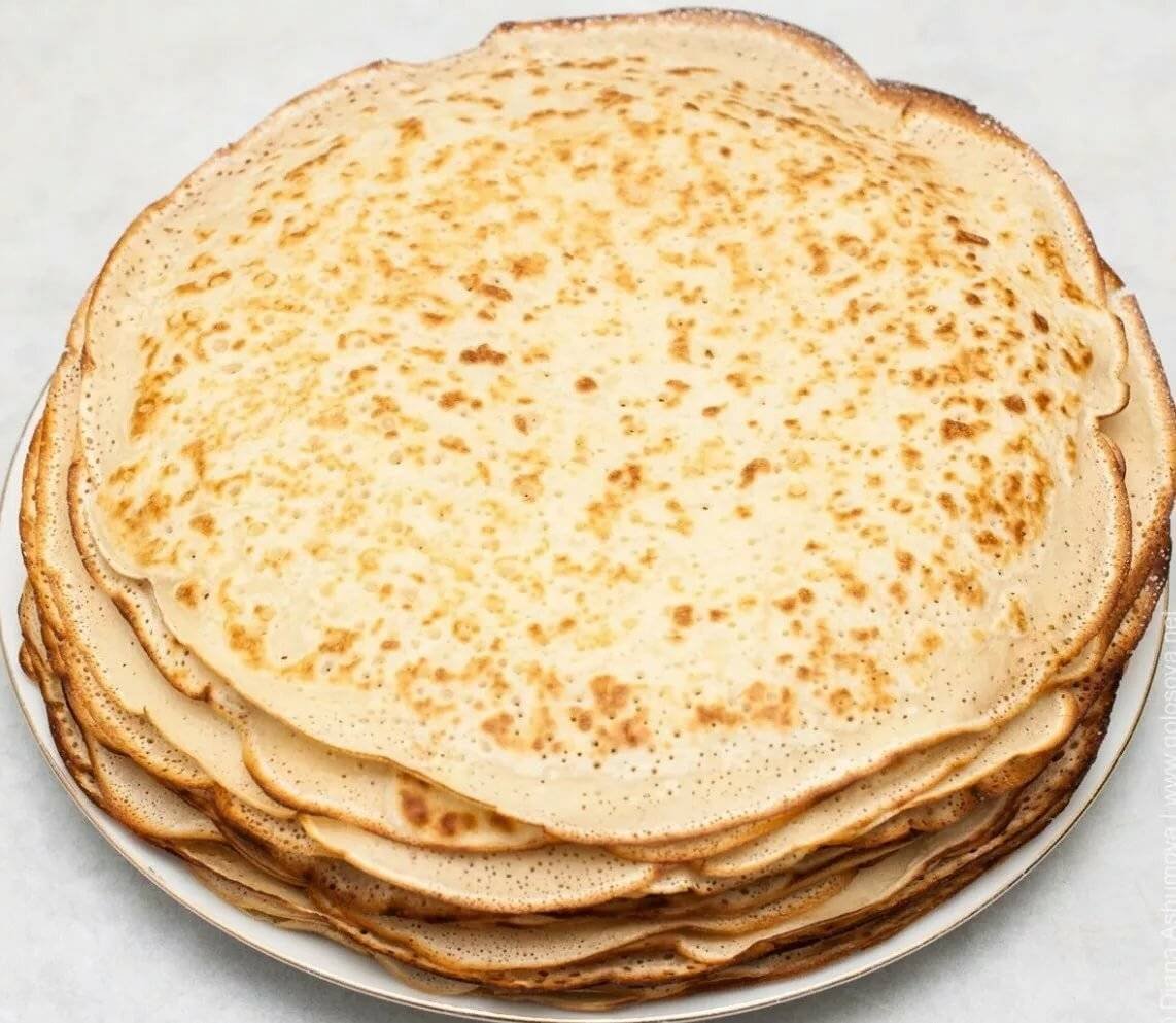 Блины на тарелке