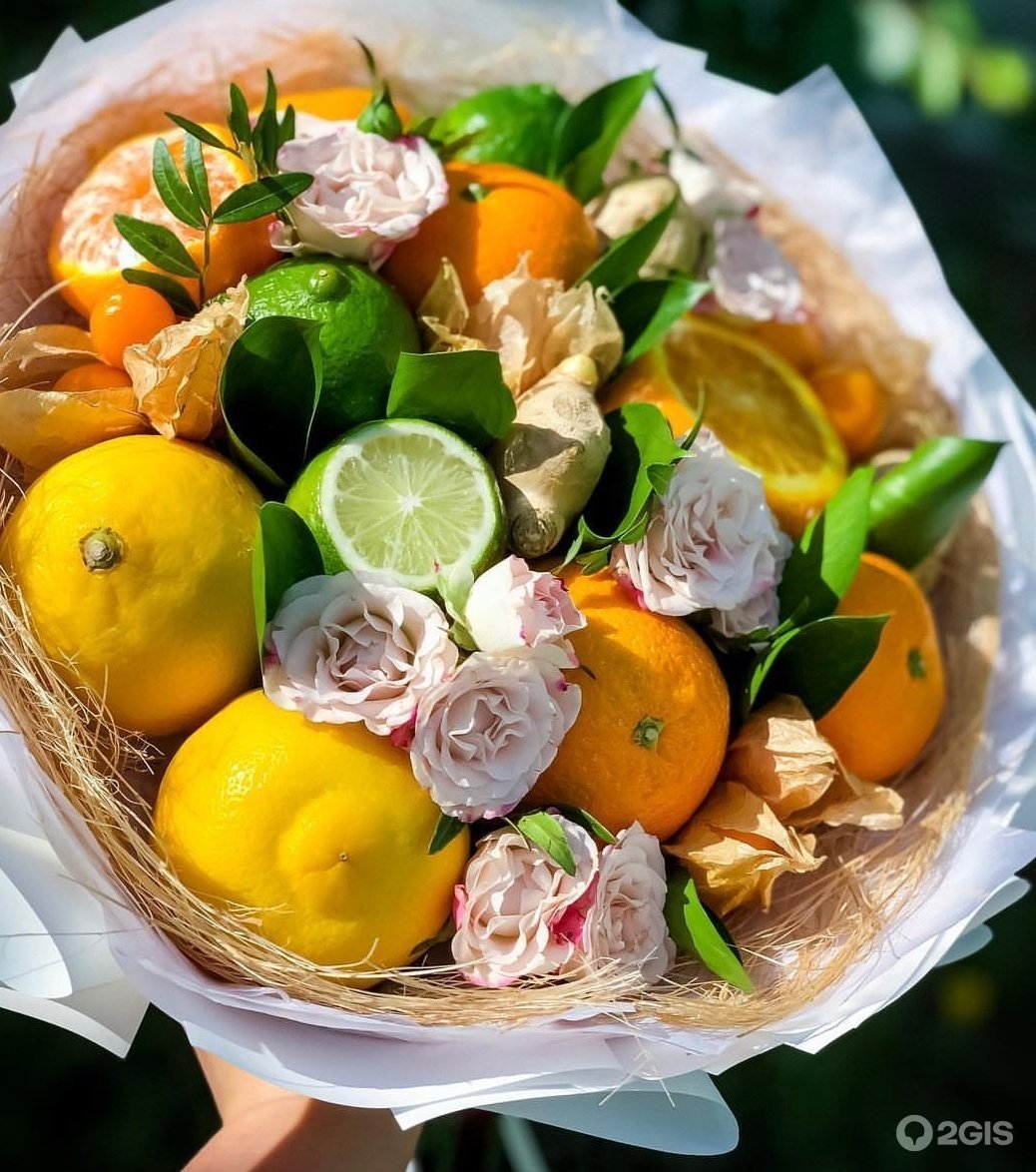 Визитки вкусных букетов