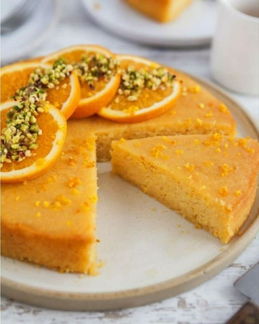 Постный апельсиновый пирог