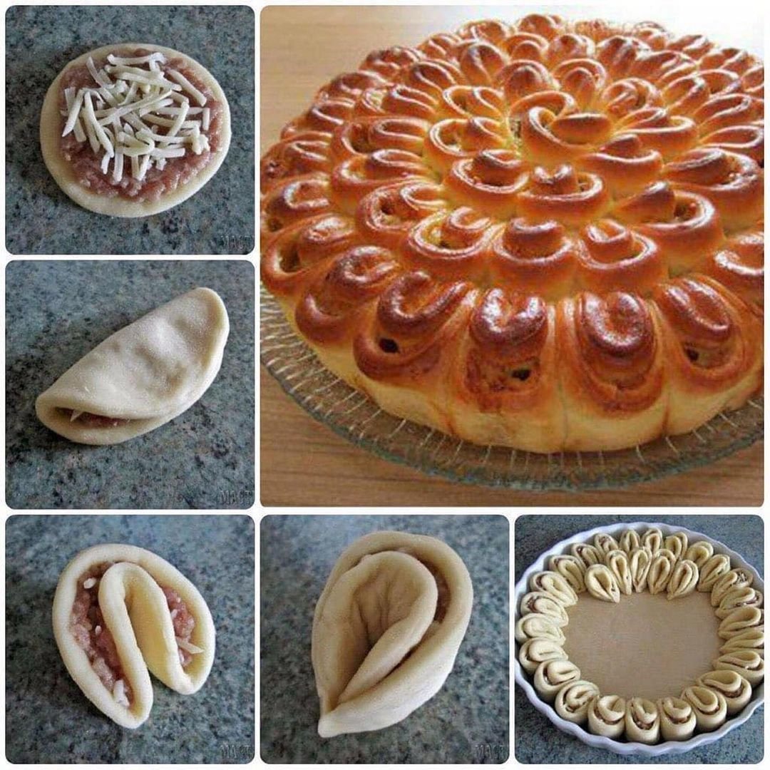 Красивый закрытый пирог