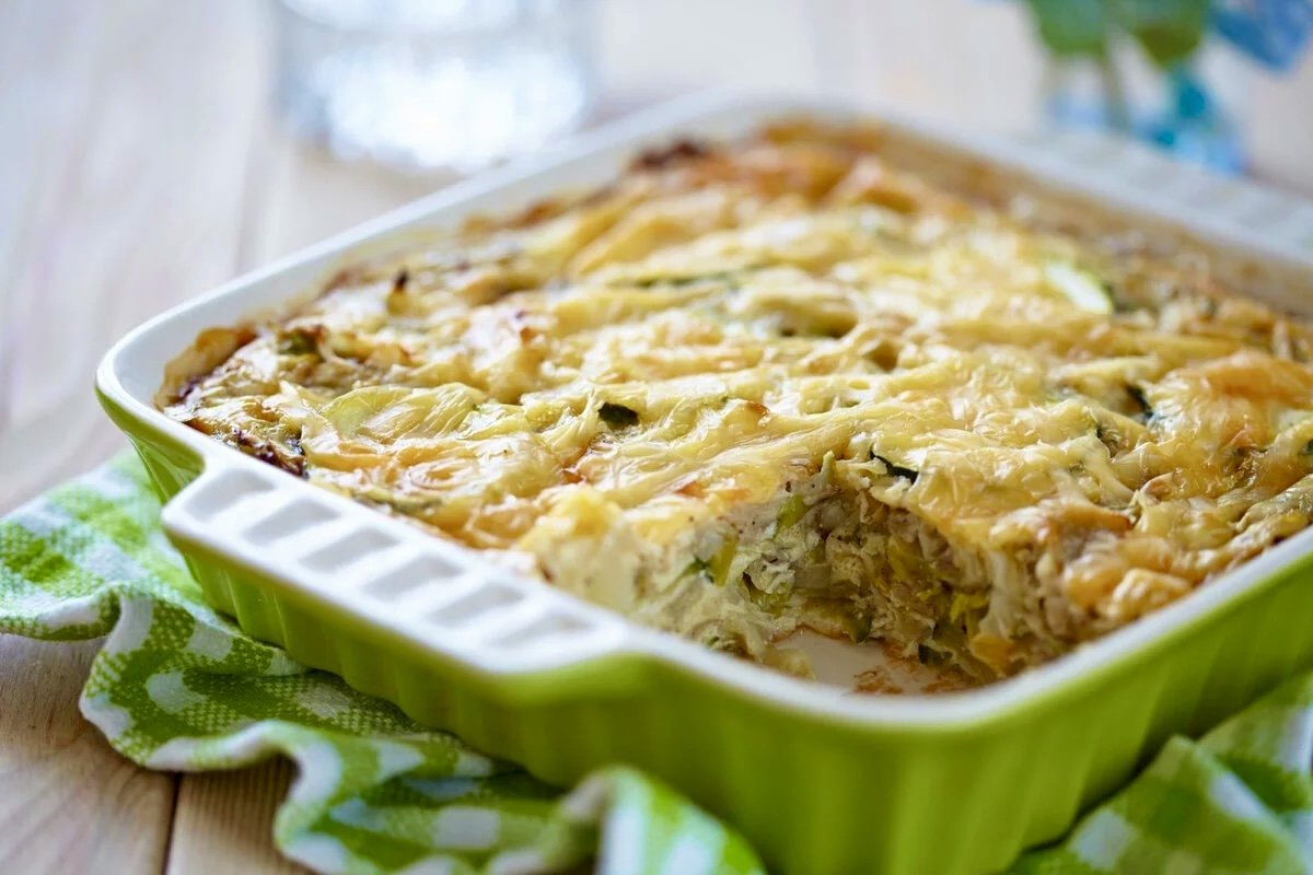 Пирог с капустой и яйцом