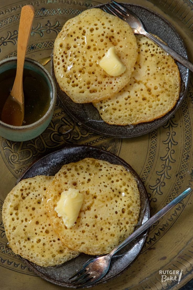 Марокканские слоеные лепешки Мсеммен