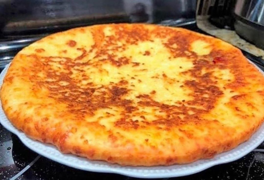 Сырный пирог на сковороде