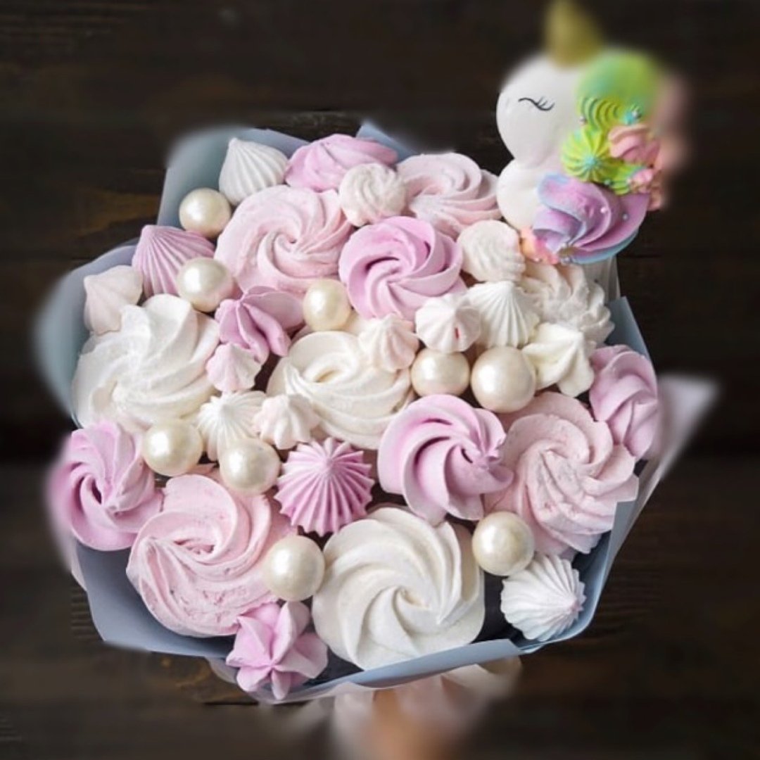 Зефирные цветы пионы