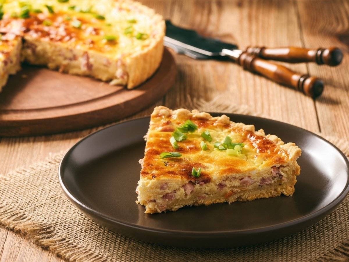 Лоранский пирог с курицей