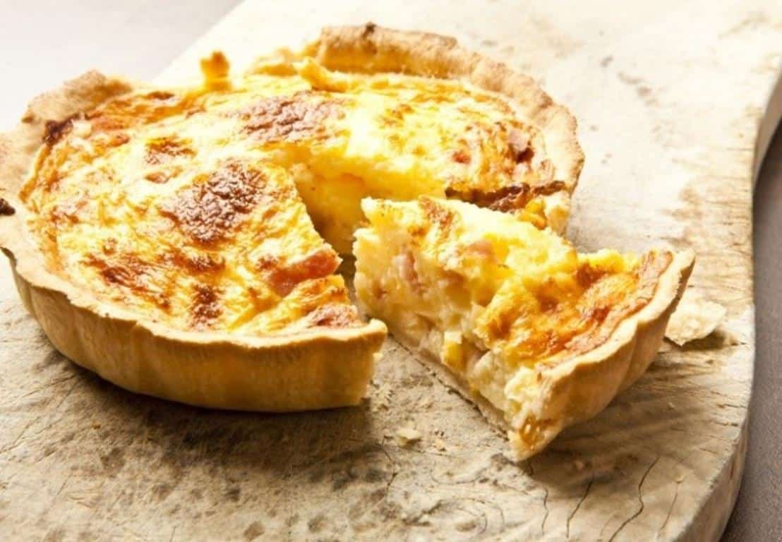 Картофельный КИШ С грибами