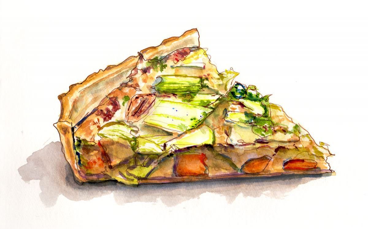 КИШ Лорен с грибами