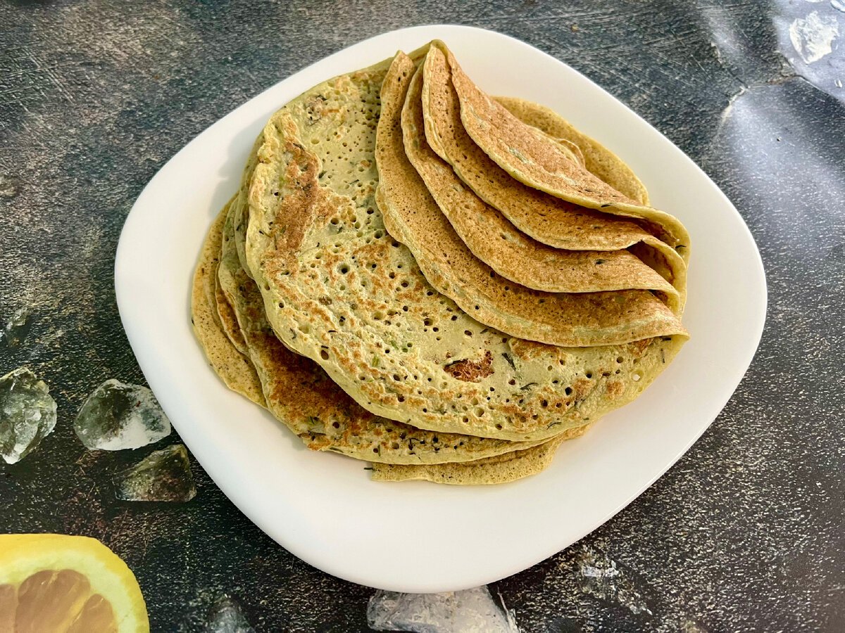 Блинчики из цукини и банана