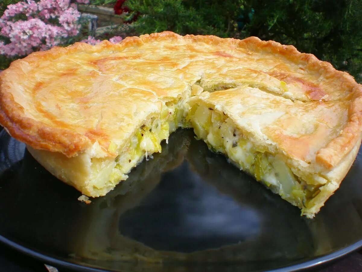 КИШ грибной с сыром