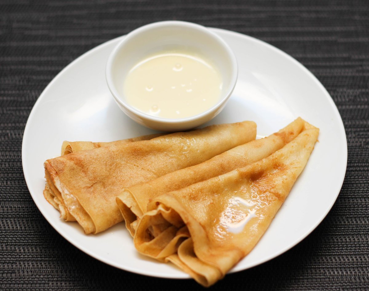 Блины со сгущенкой