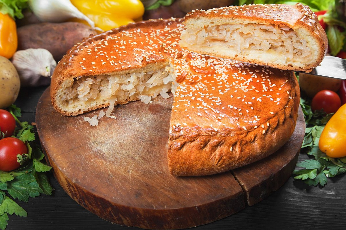 Пироги красивая подача