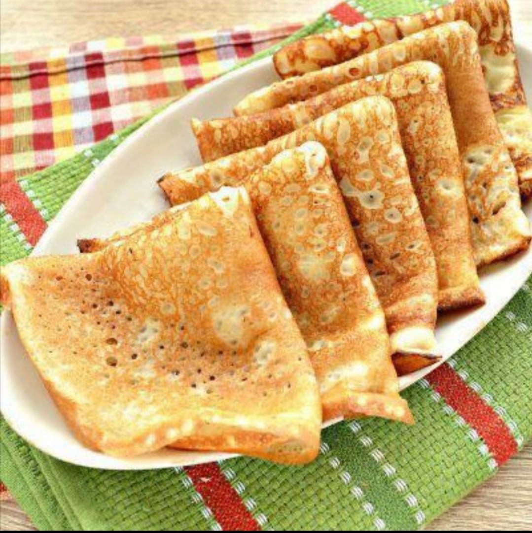 Блины на молоке тонкие вкусные