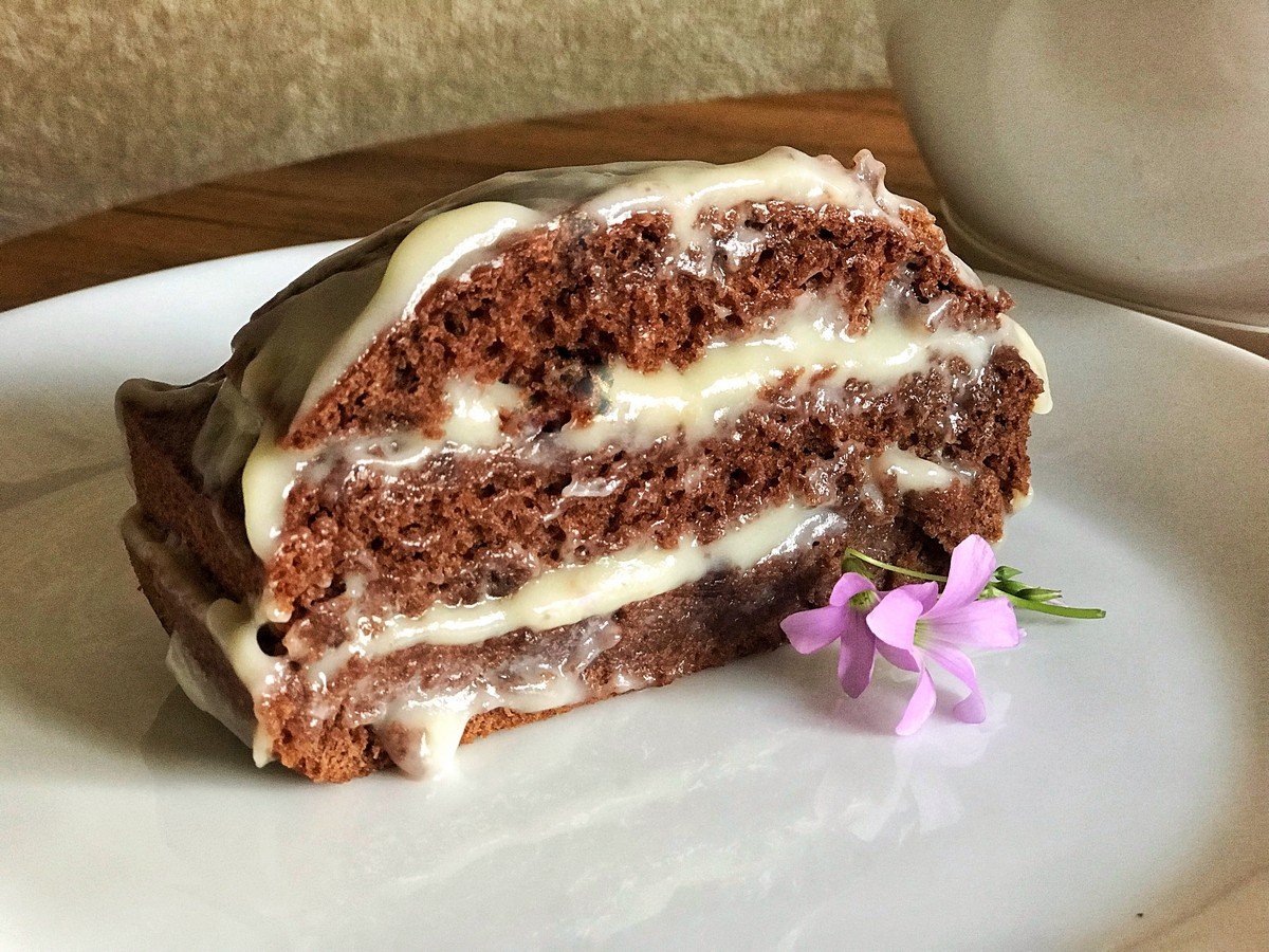 Вкусный сливовый пирог
