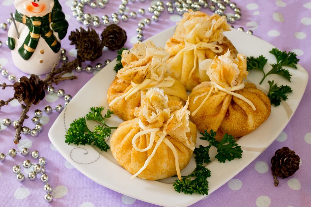 Блинчики с мясом