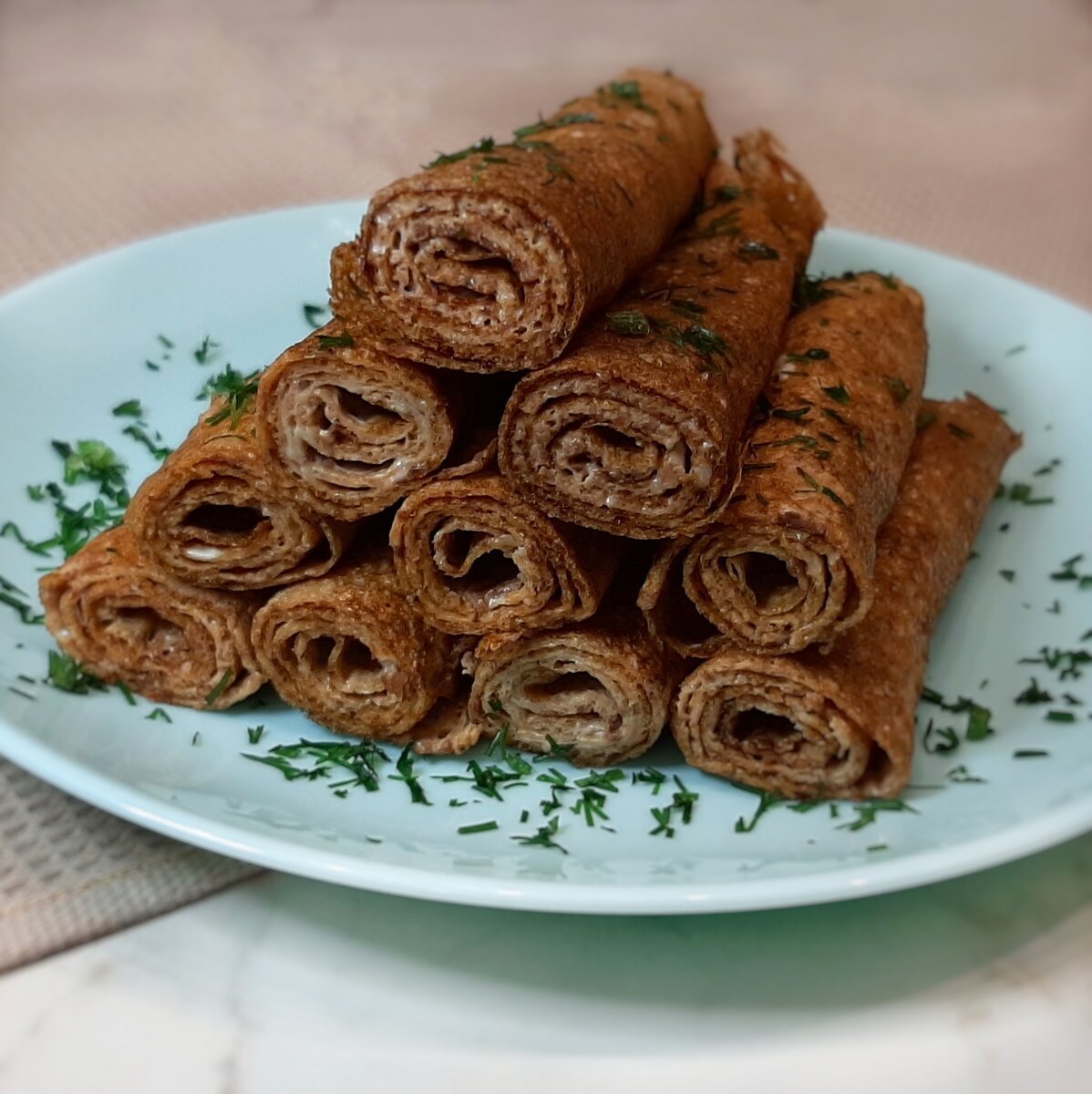 Блинчики с мясом