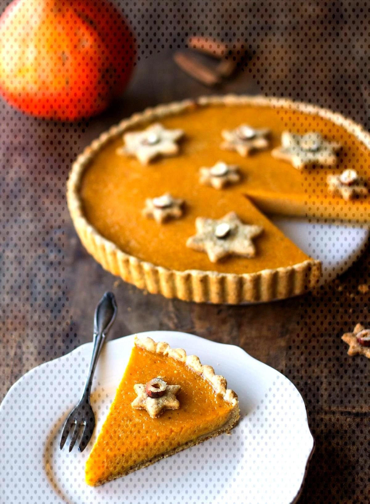 Kids eat Pumpkin pie