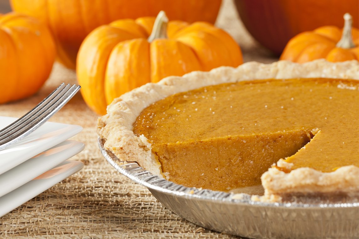 Thanksgiving Day тыквенный пирог