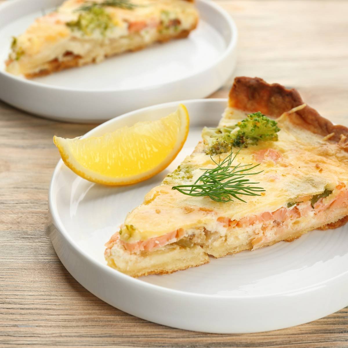 Лотарингский пирог с беконом и сыром
