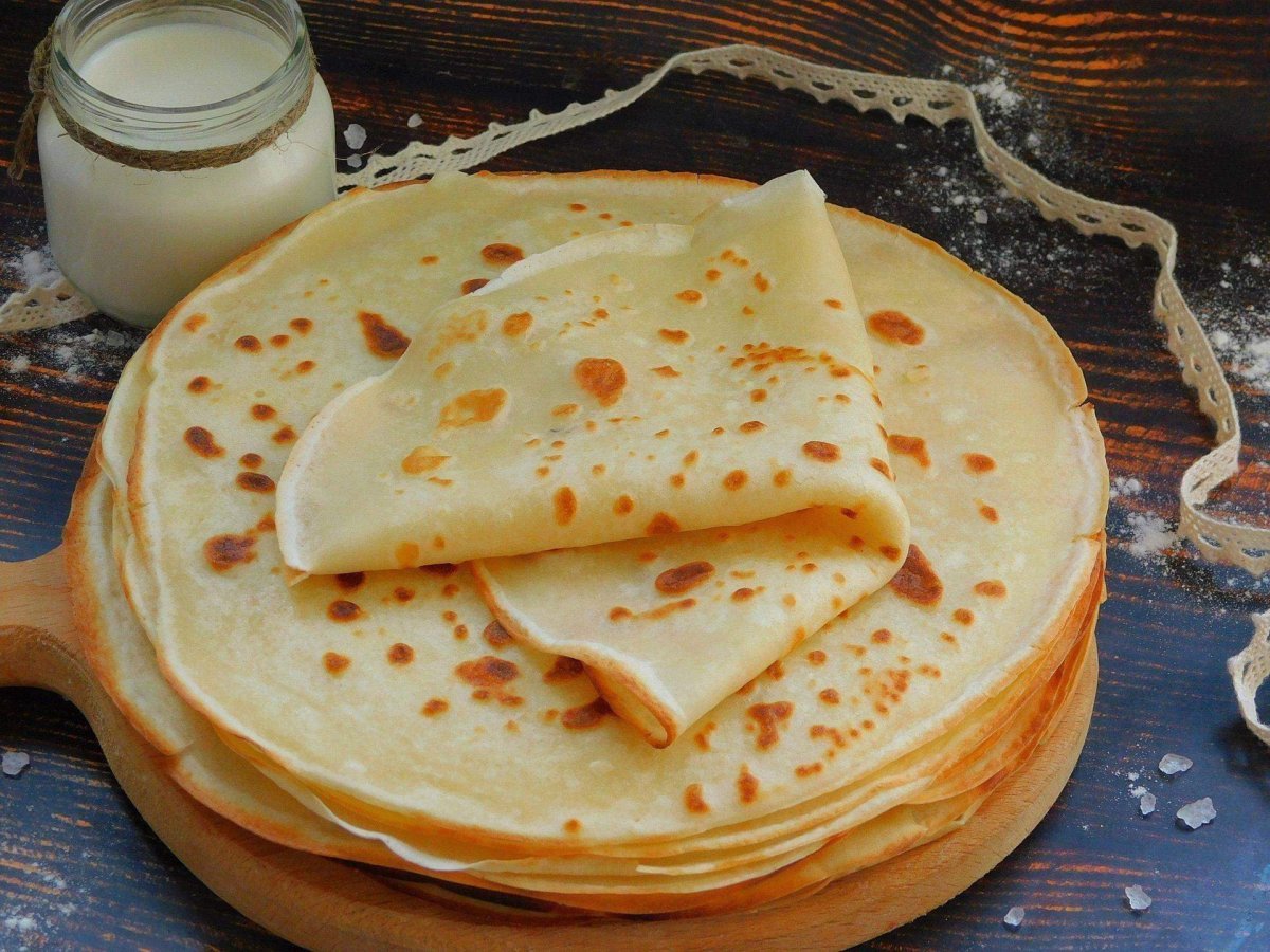 Блины на ряженке блины