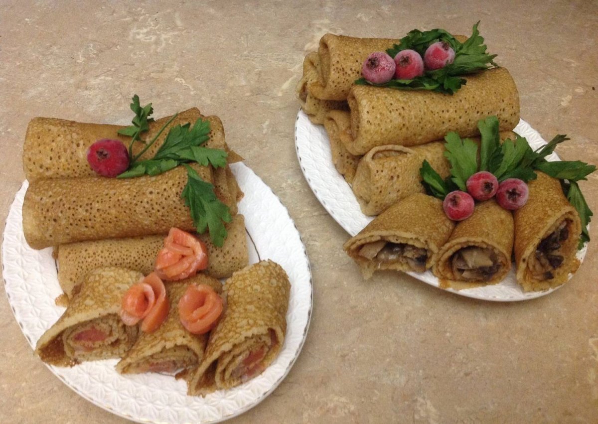Печеночные рулетики